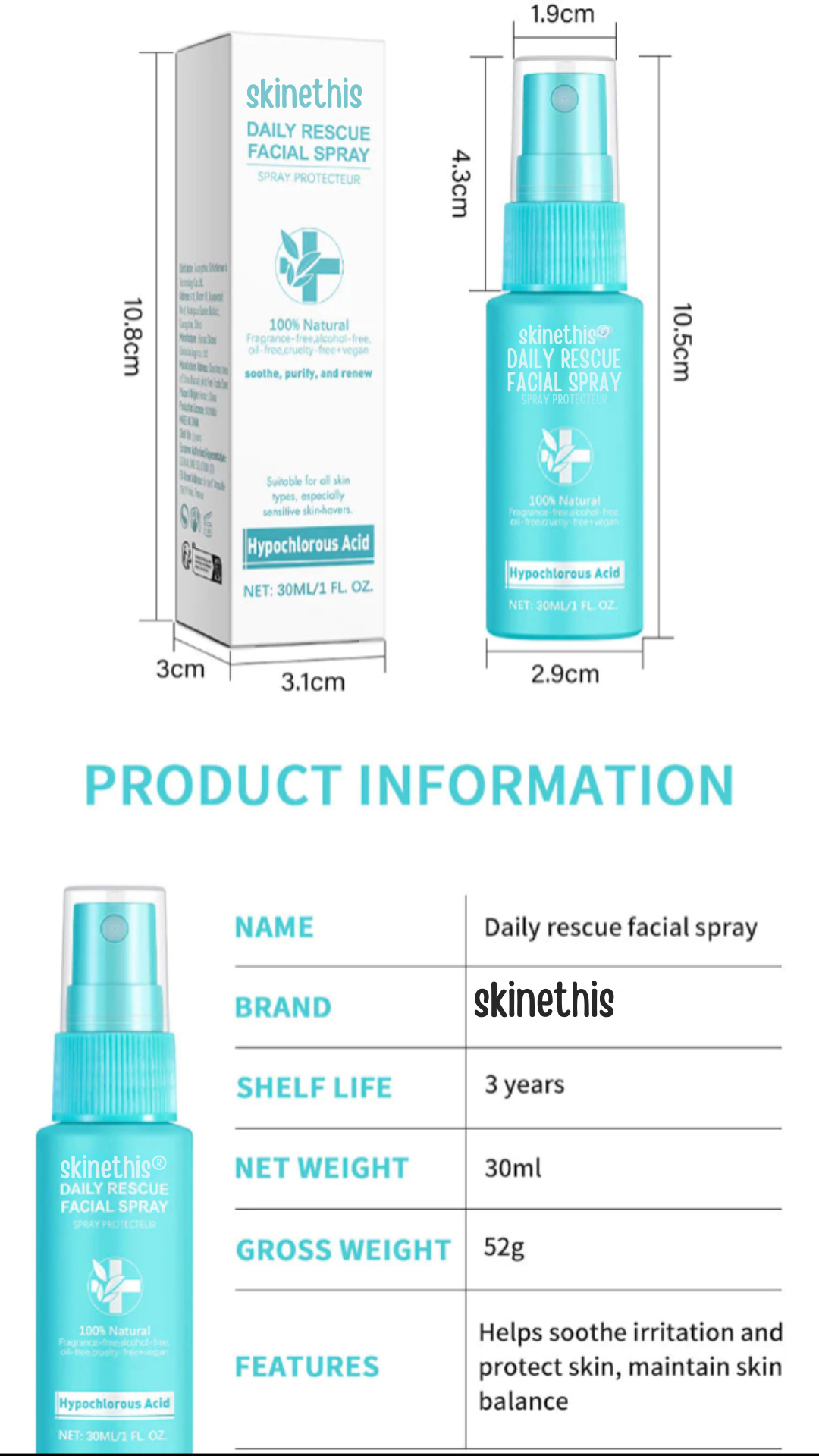 Skinethis Daily Rescue Spray