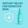 Instant calm for redness and irritation.